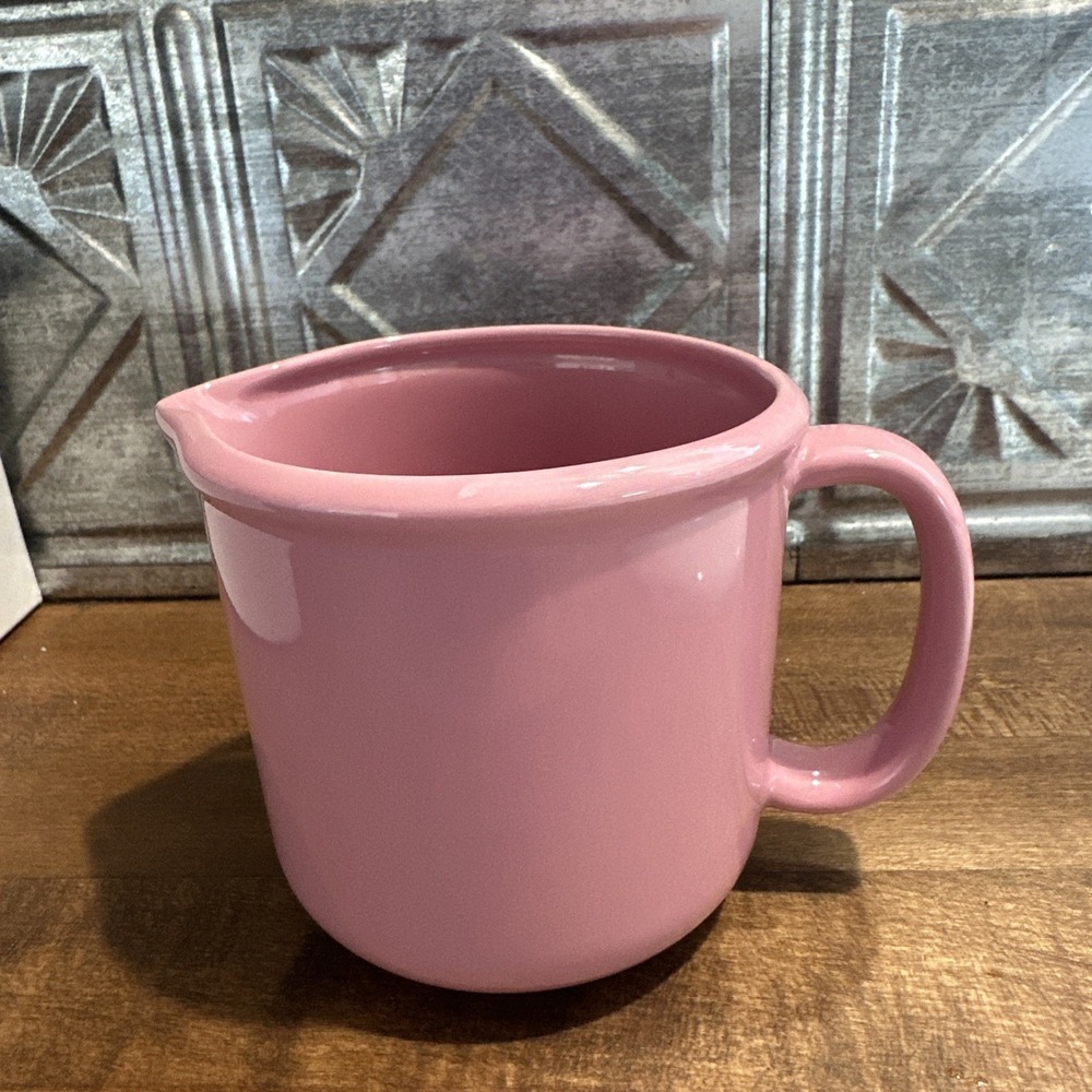 Baker Hart Stuart Mauve Coffee Creamer Mug Stoneware Japan Pastel Pink